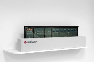 LG exibe Display OLED flexível de 65 polegadas