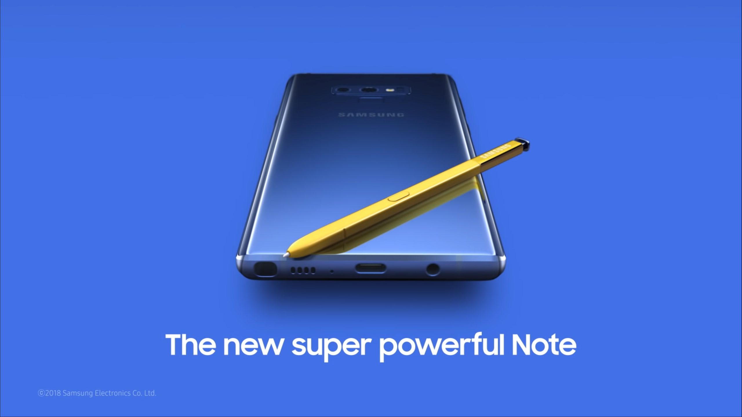 Samsung Galaxy Note 9 Vídeo design e especificações oficiais