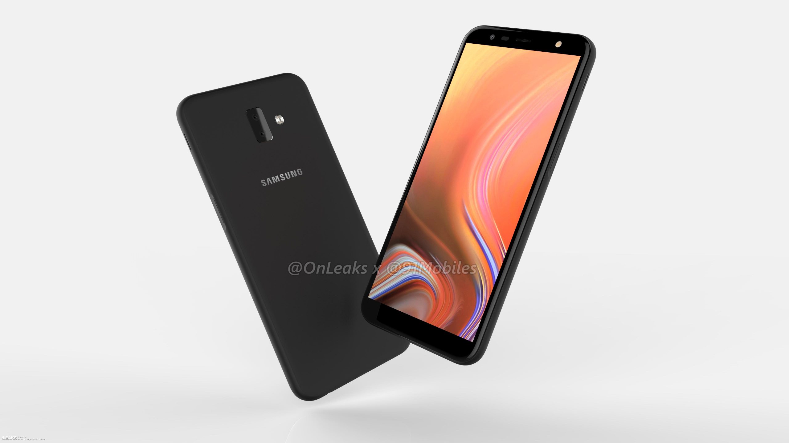 Samsung Galaxy J6 Prime Sensor biométrico na lateral