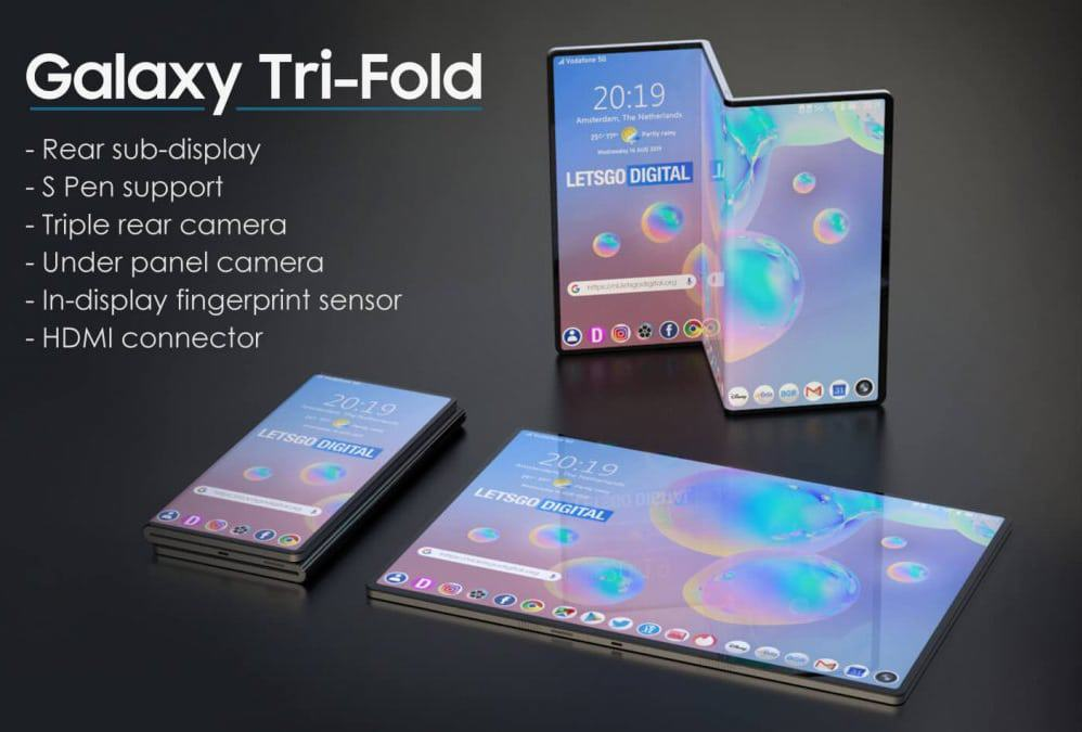 Galaxy Tri-Fold conceito