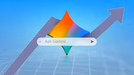 Gemini logo with an upward arrow